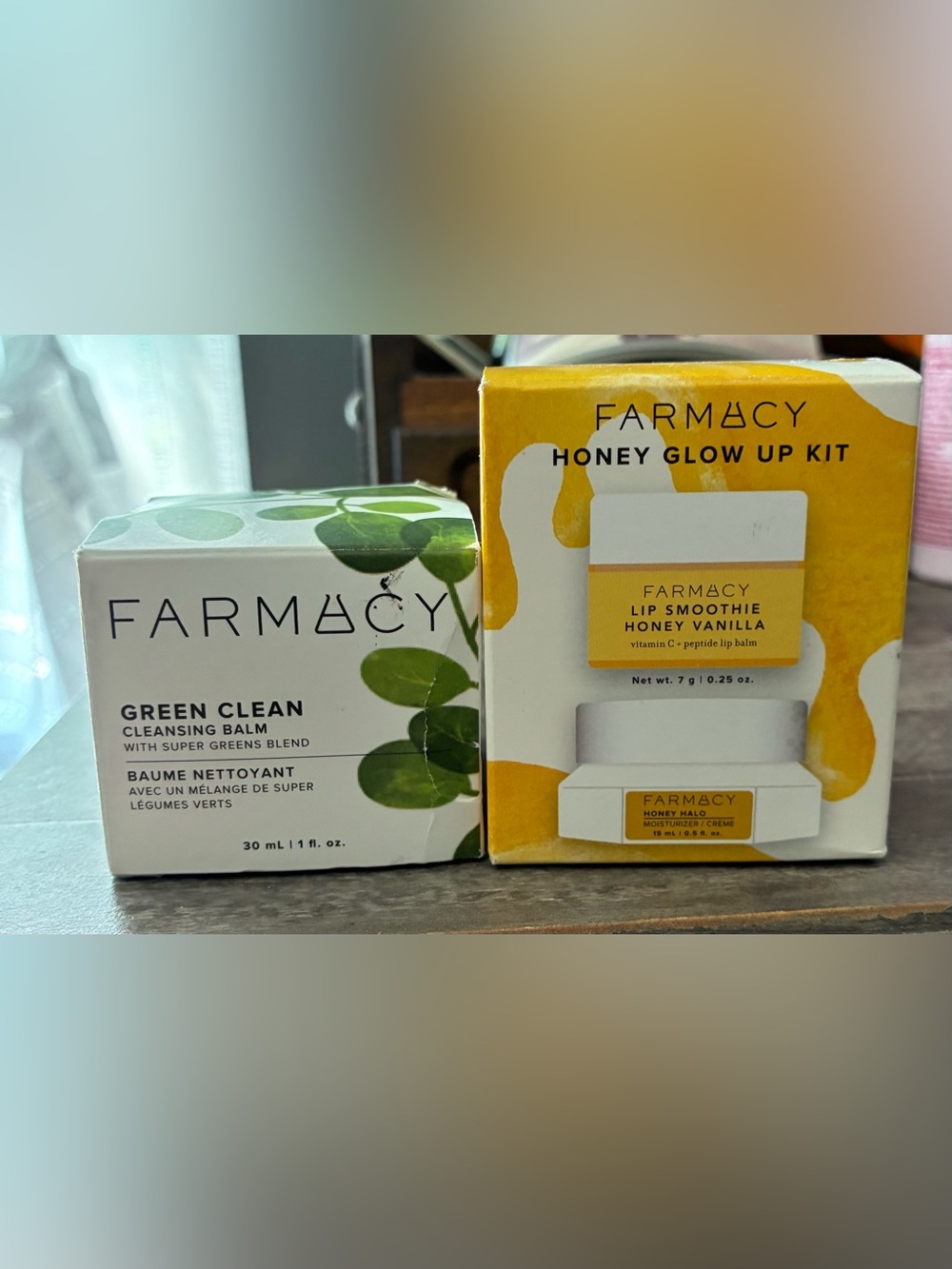 Farmacy Skincare Bundle Green Clean Balm + Honey Glow Up Kit NEW